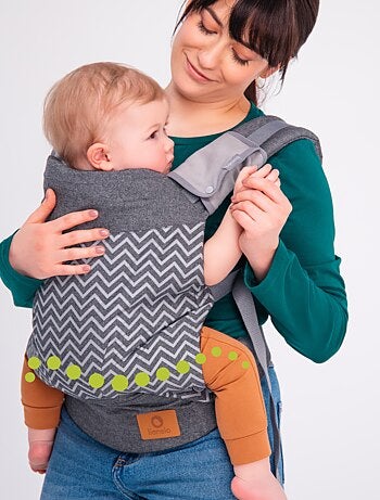 Portabebés LIONELO Margaret - 100% algodón - 3 posiciones de porteo