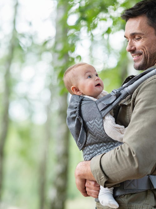 Portabebés LIONELO Margaret - 100% algodón - 3 posiciones de porteo - Kiabi Portabebés LIONELO Margaret - 100% algodón - 3 posiciones de porteo - Kiabi