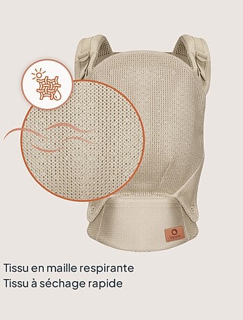 Portabebés LIONELO Margaret - 100% algodón - 3 posiciones de porteo