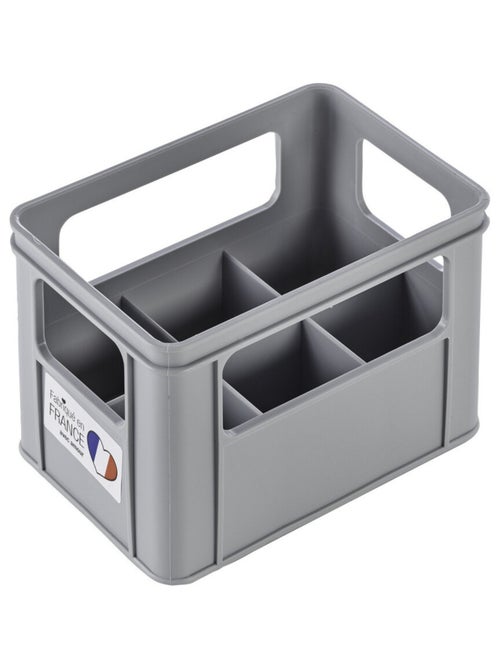 Portabiberones Thermobaby gris para 6 biberones en polipropileno Fabricado en Francia - Kiabi Portabiberones Thermobaby gris para 6 biberones en polipropileno Fabricado en Francia - Kiabi