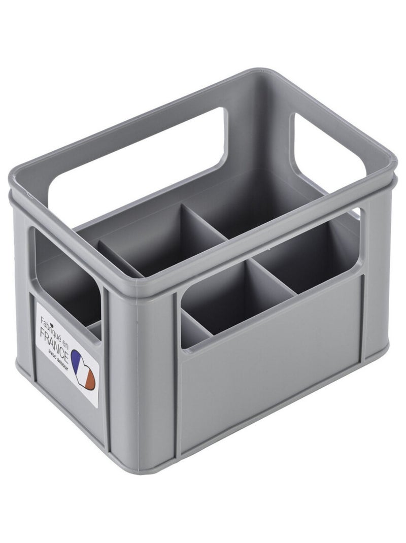 Portabiberones Thermobaby gris para 6 biberones en polipropileno Fabricado en Francia Gris - Kiabi