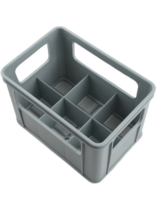 Portabiberones Thermobaby gris para 6 biberones en polipropileno Fabricado en Francia - Kiabi Portabiberones Thermobaby gris para 6 biberones en polipropileno Fabricado en Francia - Kiabi