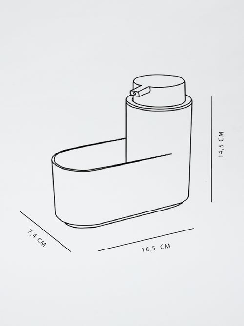Portaesponja y dispensador de jabón - Kiabi