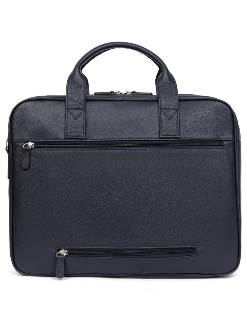 Portafolios - A4 - Cuero CONFORT Azul marino - Kiabi