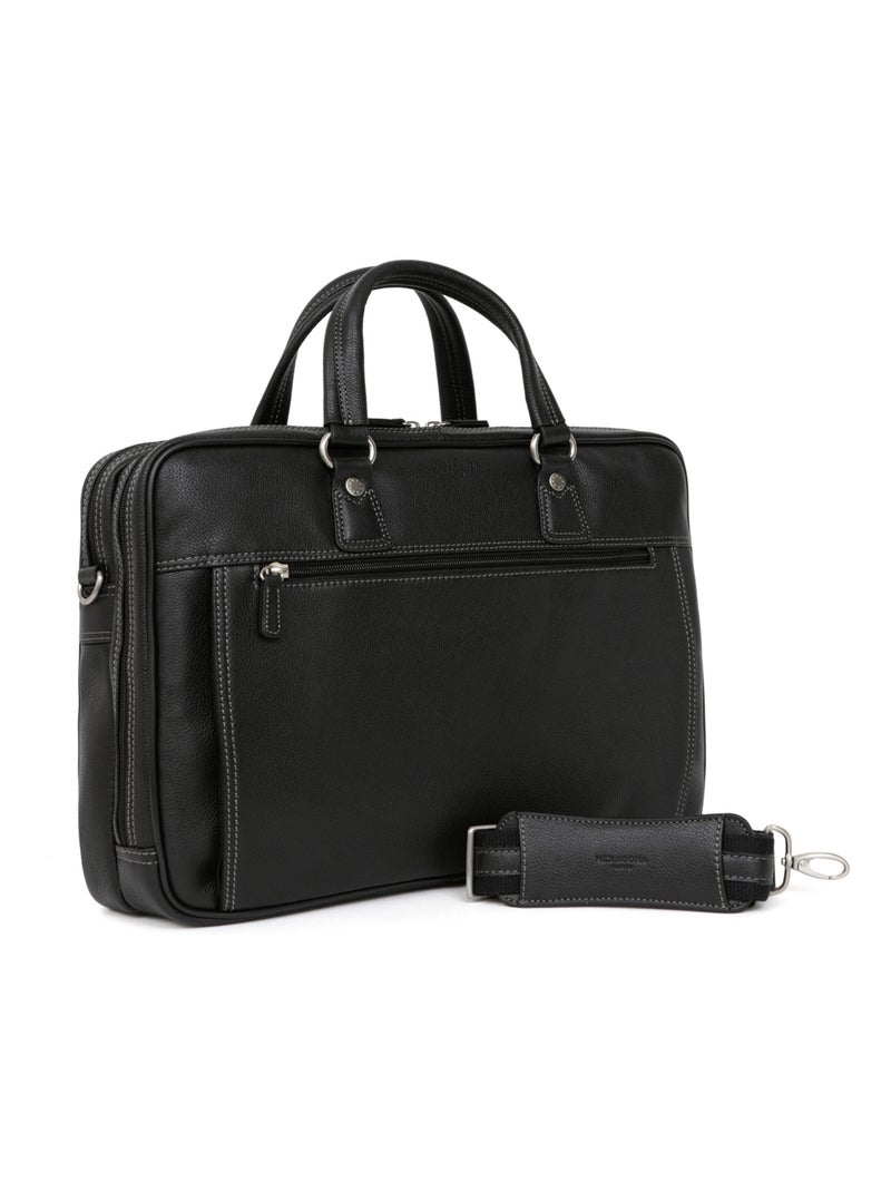 Portafolios - a4 - cuero confort hexagona Negro - Kiabi