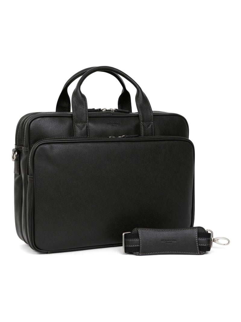 Portafolios - a4 - cuero confort hexagona Negro - Kiabi
