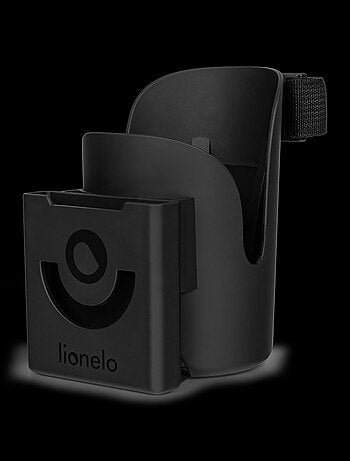 Portavasos y teléfono para cochecito - LIONELO Ove - 360° - Fácil montaje sin herramientas