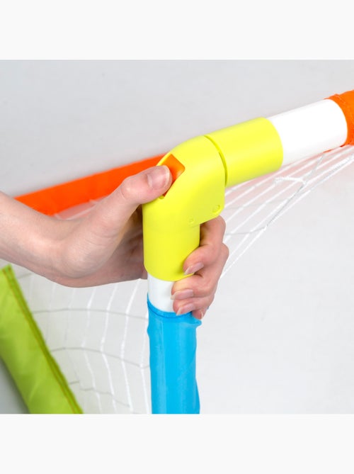 Portería de fútbol para niños c/pelota, hinchador y piquetas fun area! - Kiabi