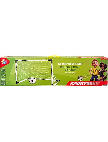 Portería de fútbol plegable con balón e hinchador cb toys