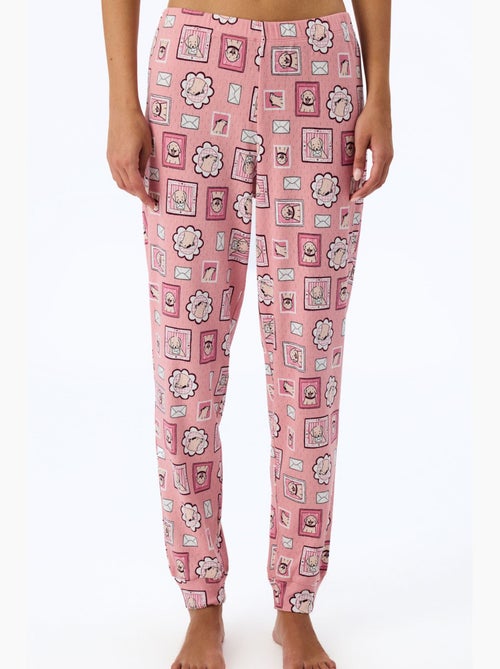 Postcard pointel pantalón de pijama penti - Kiabi Postcard pointel pantalón de pijama penti - Kiabi