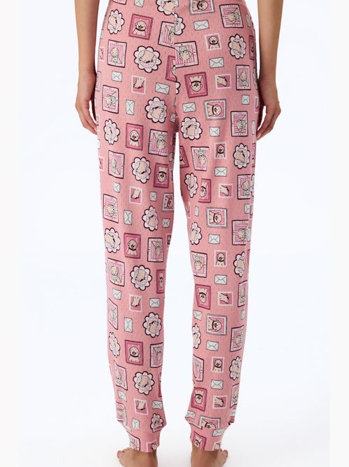 Postcard pointel pantalón de pijama penti - Kiabi Postcard pointel pantalón de pijama penti - Kiabi
