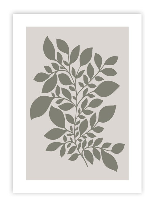 Póster de papel impreso con motivo de hojas 50x70 cm sin marco – Future Home - Kiabi Póster de papel impreso con motivo de hojas 50x70 cm sin marco – Future Home - Kiabi