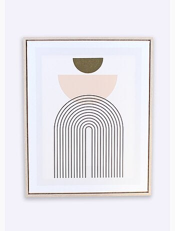 Póster enmarcado 40x50cm tema gráfico - AFIBEL