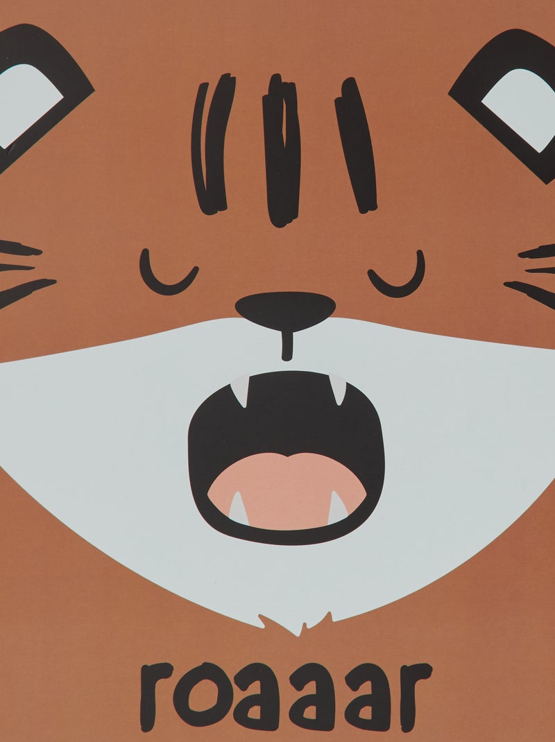 Póster impresión 30 x 40 cm - Kiabi Home MARRON - Kiabi