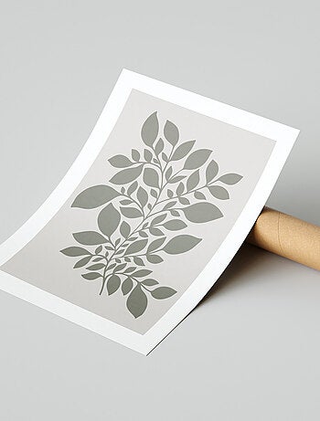 Póster impreso en papel, hojas sin marco