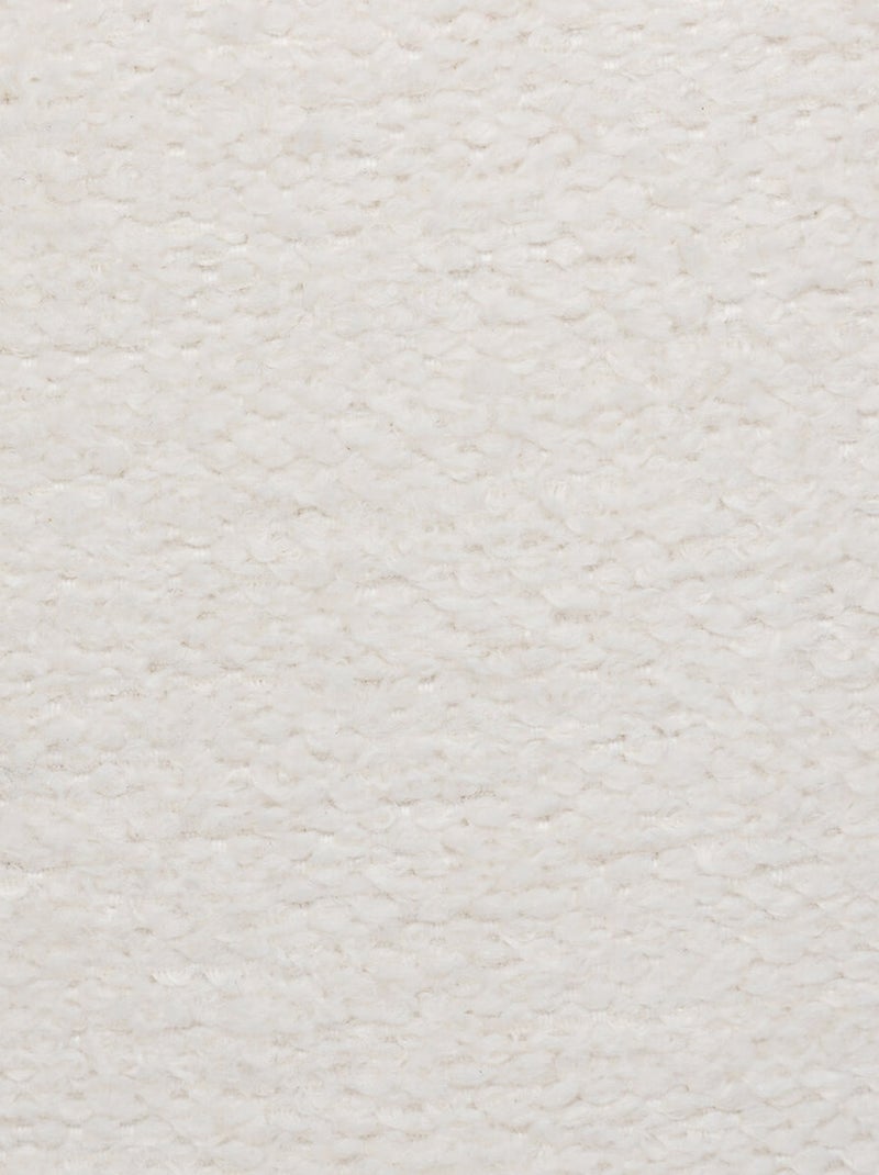 Pouf de bouclé moderno Blanco - Kiabi