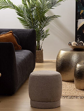 Pouf de bouclé moderno