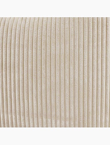 Pouf sillón clásico kingston con reposapiés cuadrado amara de pana - icon