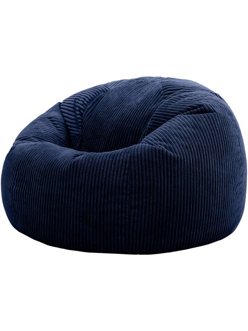 Pouf sillón clásico kingston de pana - icon - Kiabi