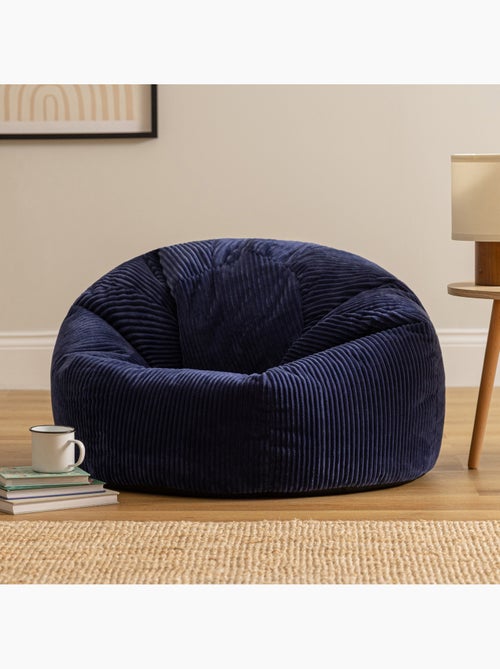 Pouf sillón clásico kingston de pana - icon - Kiabi