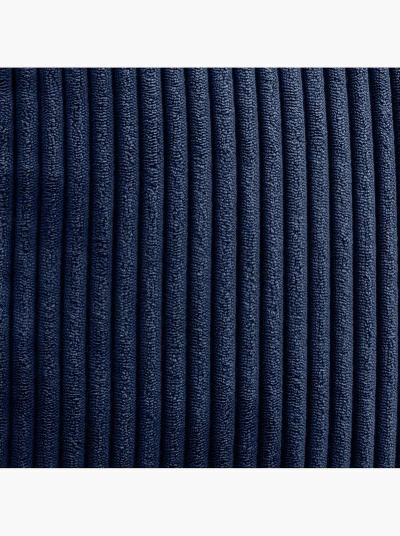 Pouf sillón clásico kingston de pana - icon Azul marino - Kiabi