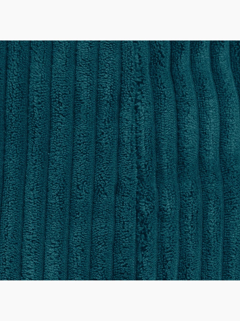 Pouf sillón clásico kingston de pana - icon Azul petróleo - Kiabi