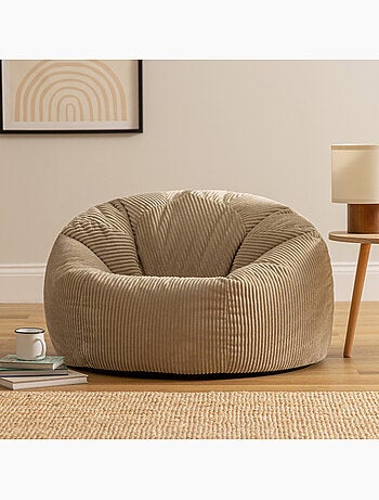 Pouf sillón clásico kingston de pana - icon