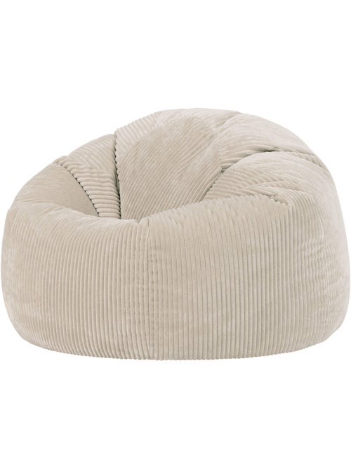 Pouf sillón clásico kingston de pana - icon - Kiabi