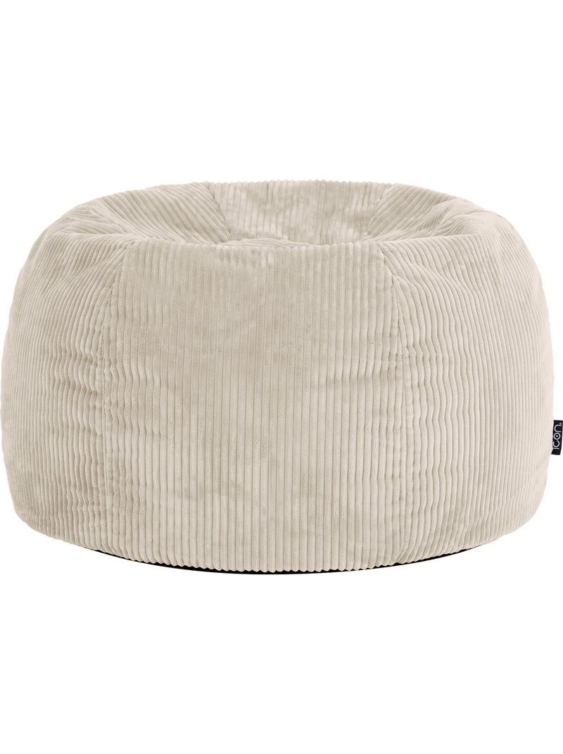 Pouf sillón clásico kingston de pana - icon Beige - Kiabi