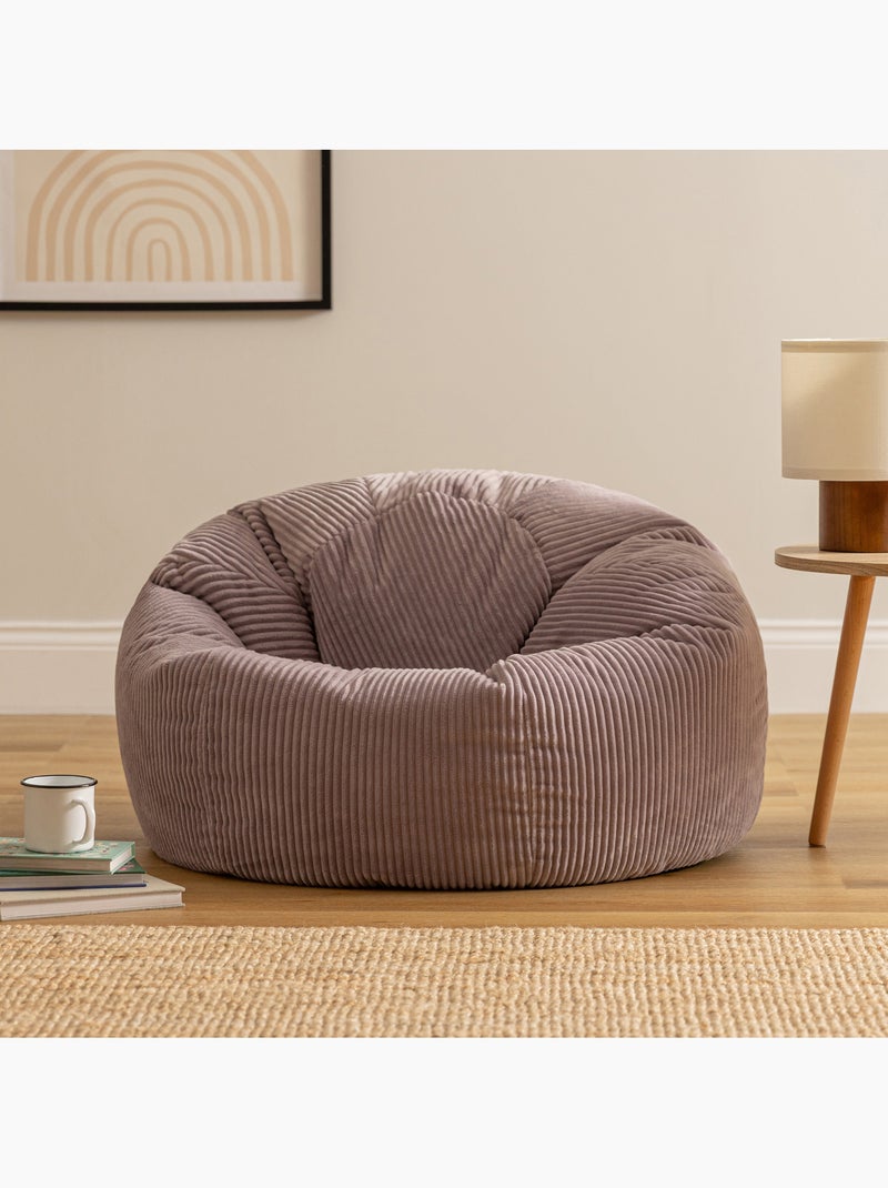 Pouf sillón clásico kingston de pana - icon Malva lila - Kiabi