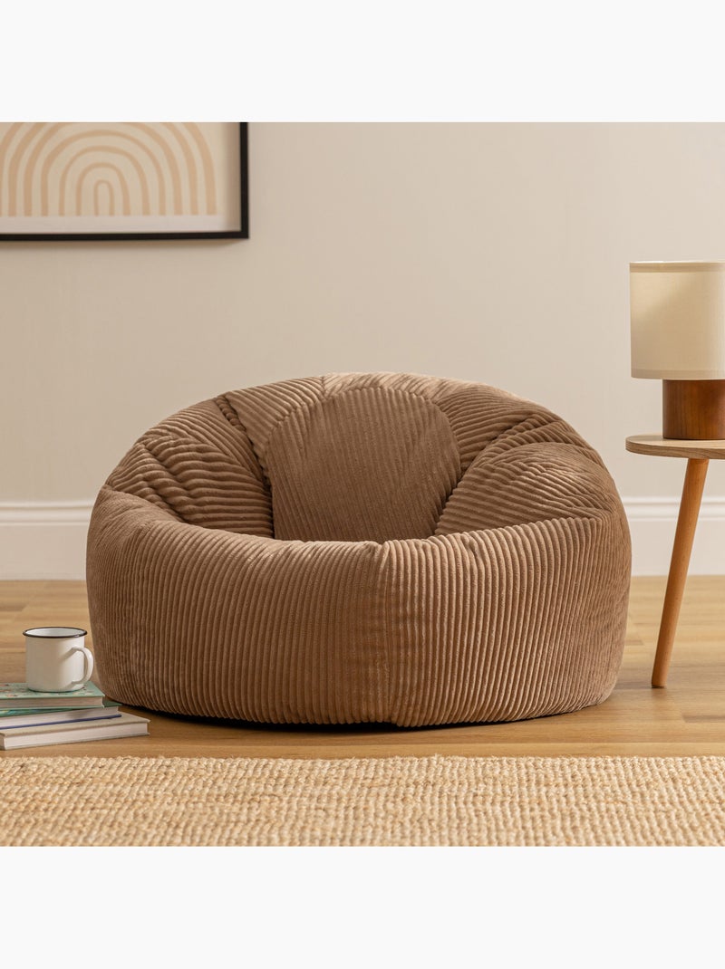 Pouf sillón clásico kingston de pana - icon Moca - Kiabi