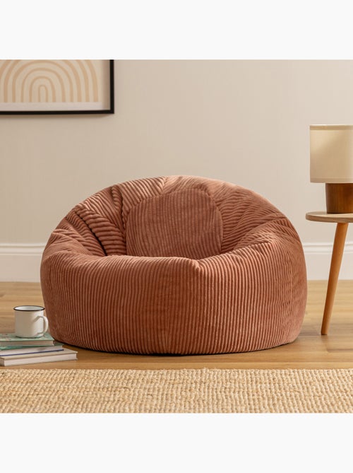 Pouf sillón clásico kingston de pana - icon - Kiabi