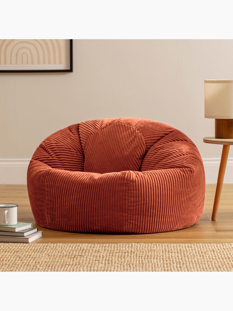 Pouf sillón clásico kingston de pana - icon Terracota - Kiabi
