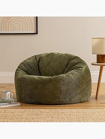 Pouf sillón clásico kingston de pana - icon