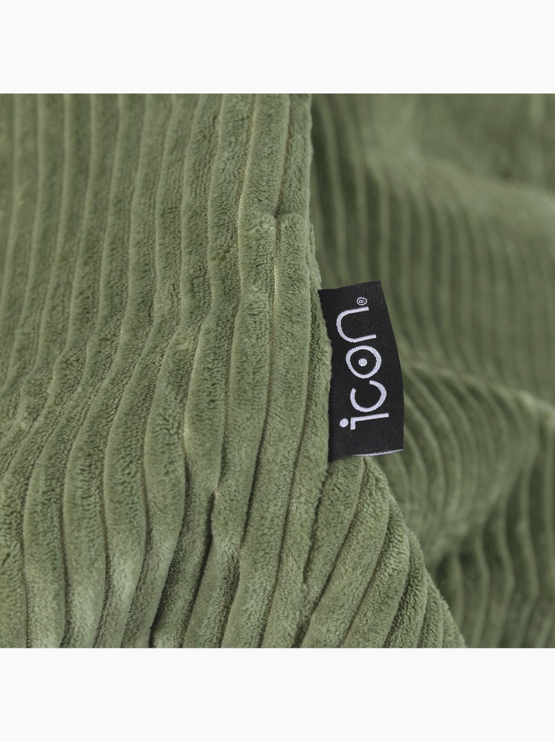 Pouf sillón clásico kingston de pana - icon Verde salvia - Kiabi