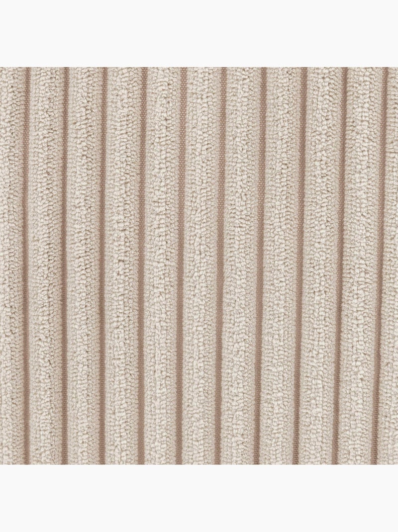 Pouf sillón de salón natalia con reposapiés cuadrado amara de pana - icon Beige - Kiabi