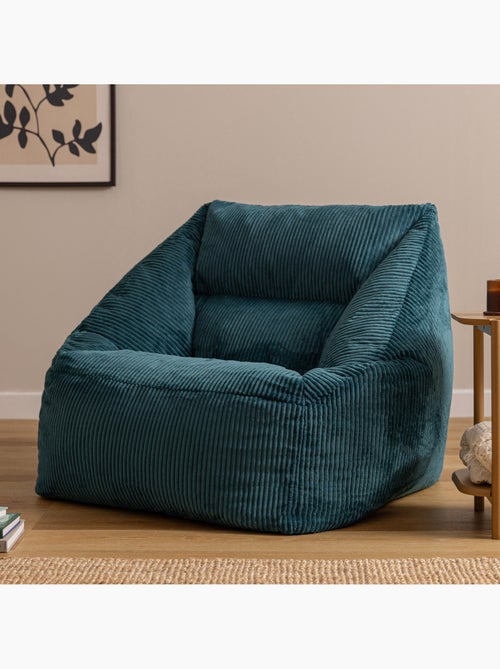 Pouf sillón de salón natalia de pana - icon - Kiabi