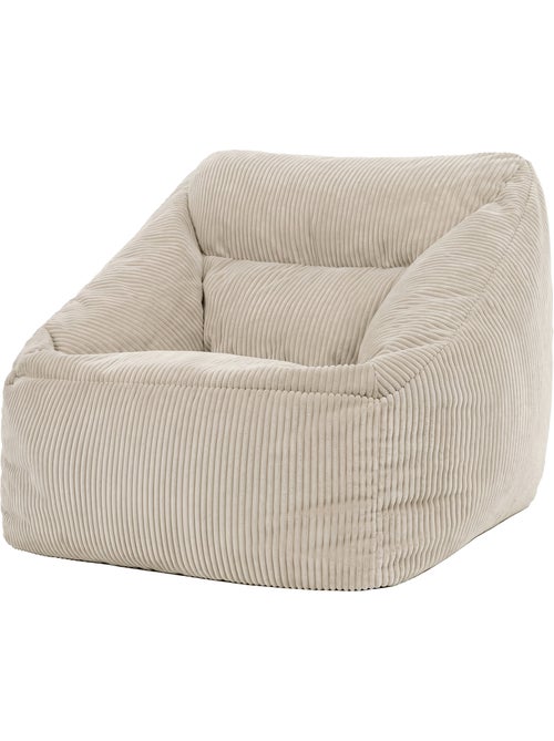Pouf sillón de salón natalia de pana - icon - Kiabi