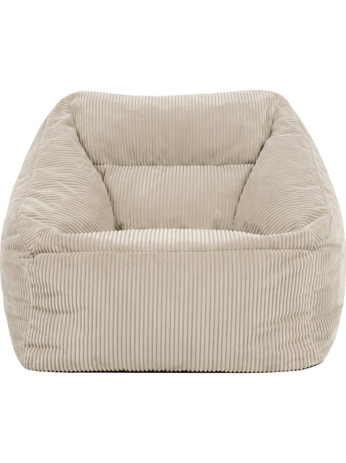 Pouf sillón de salón natalia de pana - icon - Kiabi