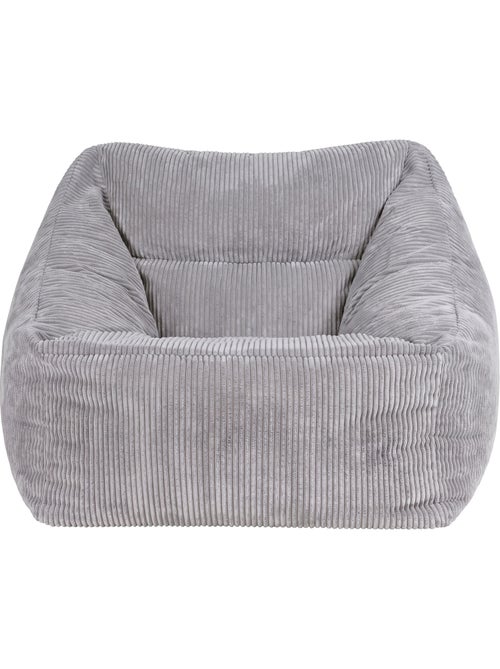 Pouf sillón de salón natalia de pana - icon - Kiabi