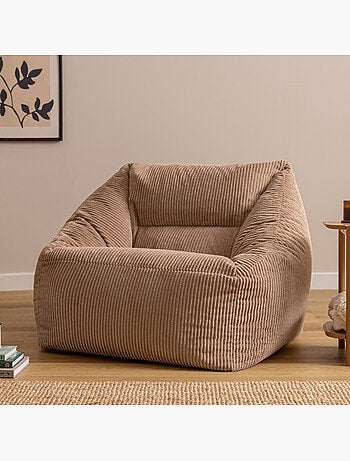 Pouf sillón de salón natalia de pana - icon