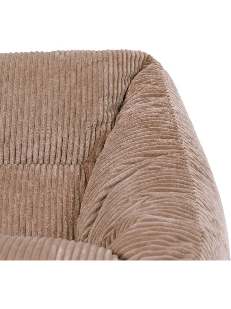 Pouf sillón de salón natalia de pana - icon Moca - Kiabi