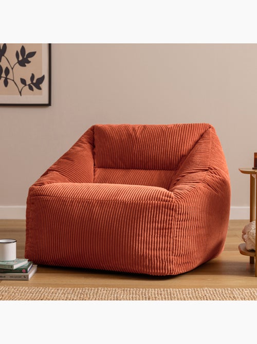 Pouf sillón de salón natalia de pana - icon - Kiabi