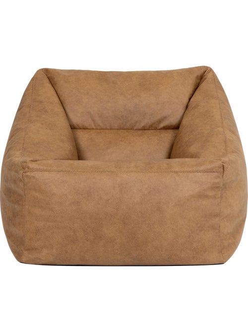 Pouf sillón de salón natalia de polipiel vegana - icon - Kiabi