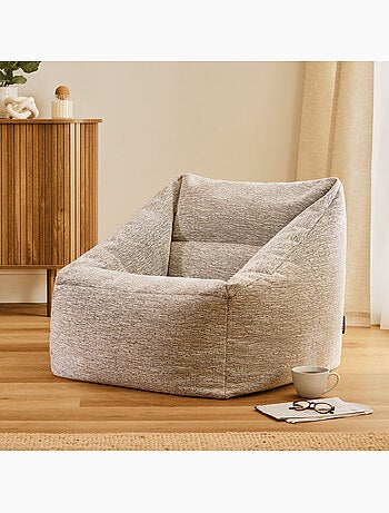Pouf sillón de salón natalia de tejido - icon