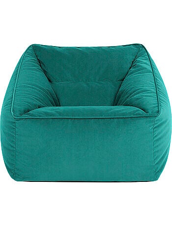 Pouf sillón de salón natalia de terciopelo mate - icon