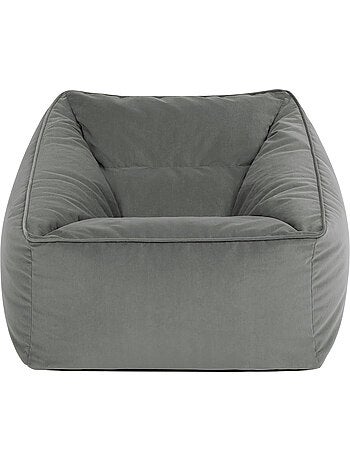 Pouf sillón de salón natalia de terciopelo mate - icon