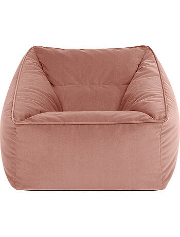 Pouf sillón de salón natalia de terciopelo mate - icon