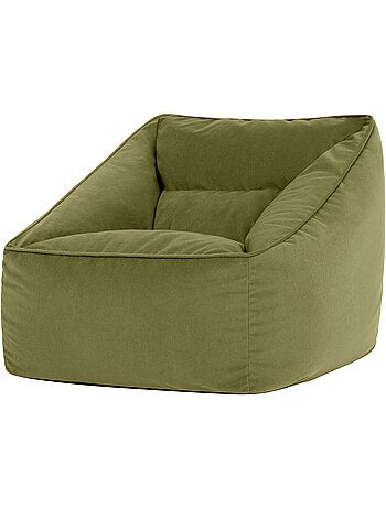 Pouf sillón de salón natalia de terciopelo mate - icon