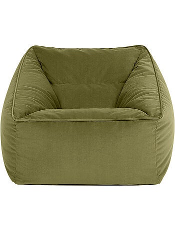 Pouf sillón de salón natalia de terciopelo mate - icon